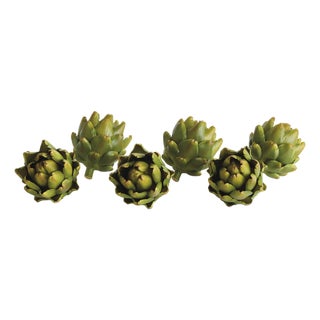 Faux Artichokes 4.5" St/6 For Sale