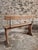 Vintage French Wooden Bench, 1920s For Sale - Image 14 of 16