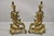 Vintage French Rococo Bronze Acanthus Leafy Scroll Fireplace Andirons - A Pair For Sale - Image 11 of 11