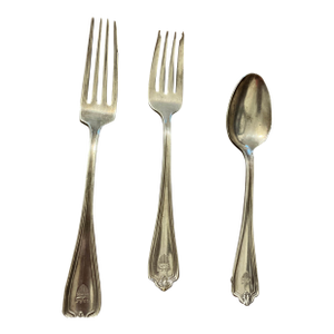 Vintage u.s. Coast Guard Silver-Plated Flatware Piece Made by International Silver Co. - 3 pcs