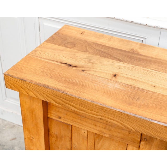 Wood Vintage Sideboard in Elm, 1970 For Sale - Image 7 of 10