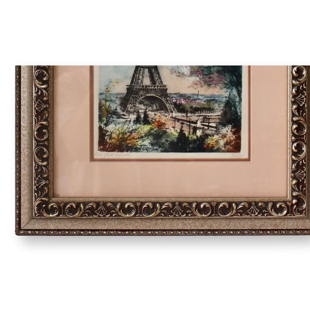 French Le Bailly Eau-Forte Originale Paris Art, a Pair For Sale - Image 3 of 7