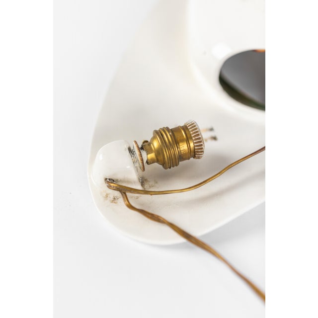 Vintage Italian Ceramic Arlequino Sconce by Luigi Carron for Alcyone Marostica, 1955 For Sale - Image 10 of 12