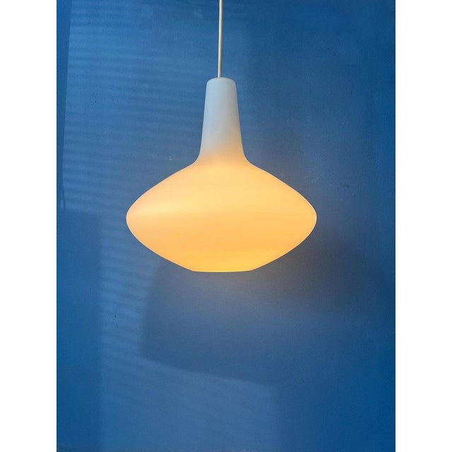 Opaline Glass Bulbo Pendant Lamp by Lisa Johansson Pape for Stockmann Orno For Sale - Image 11 of 11