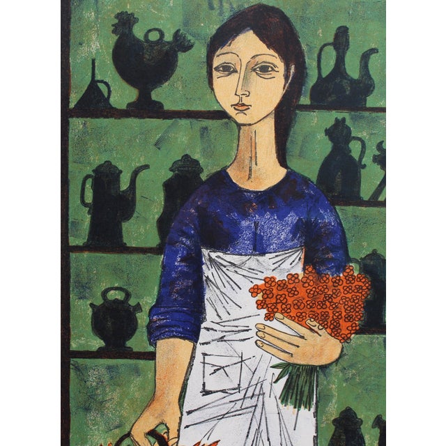 Vicenç Caraltó, Melancholic Muses V, 1960s, Lithograph For Sale - Image 11 of 13