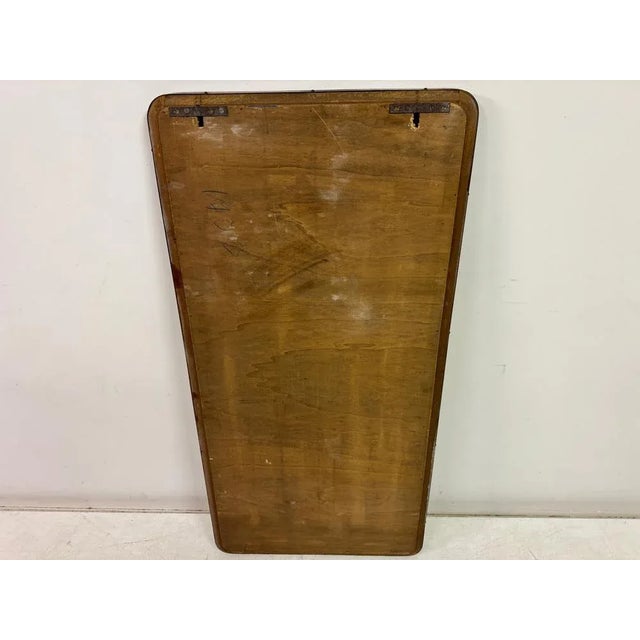 Mid-Century Modern Tall Italian Brass Mirror, 1950s For Sale - Image 3 of 12