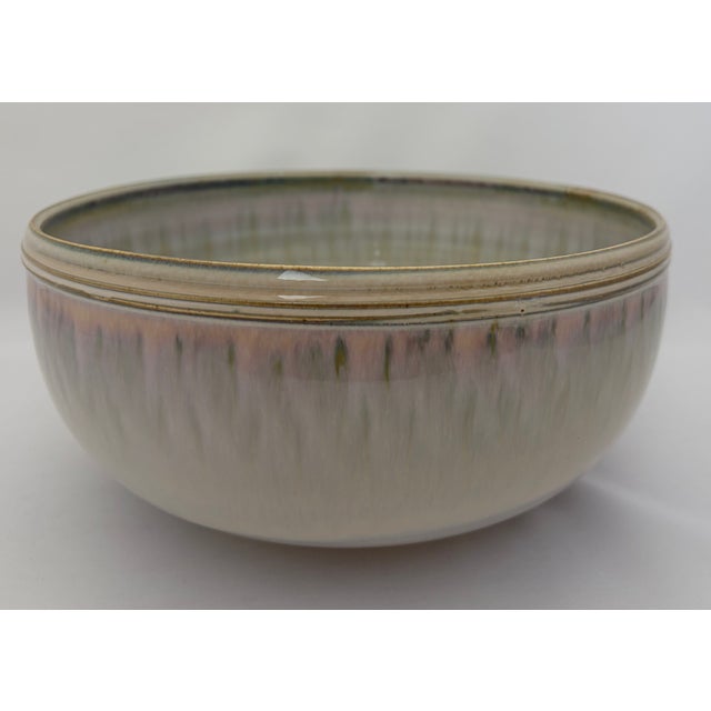 Vintage Don Herron Signed Studio Pottery Bowl – Texas Art Pottery For Sale - Image 10 of 10