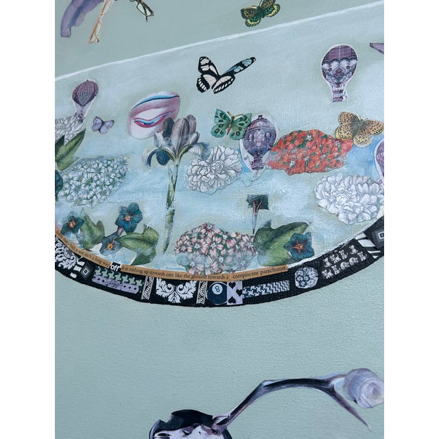 Very Large Intricate Collage Titled Diving Deep For Sale - Image 14 of 18