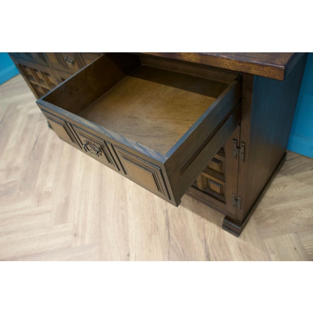 Wood Vintage Dark Oak Toledo Sideboard from Younger, 1970s For Sale - Image 7 of 11