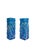 Hand-Blown Blue Art Glass Vases with White Trailing, 1980s, Set of 2 For Sale - Image 6 of 11