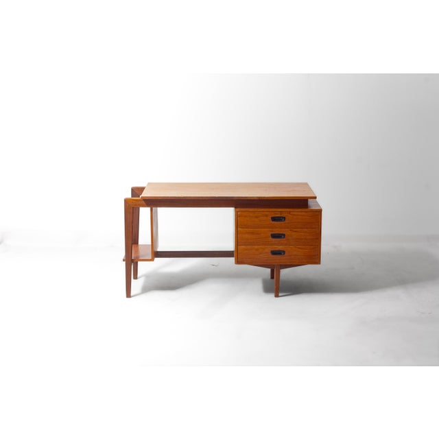 Mid-Century Writing Desk, 1960s For Sale - Image 4 of 17