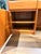 Wood Vintage Danish Modern Teak Drop-Front Cabinet / Desk Cabinet With Hettich Hardware For Sale - Image 7 of 17