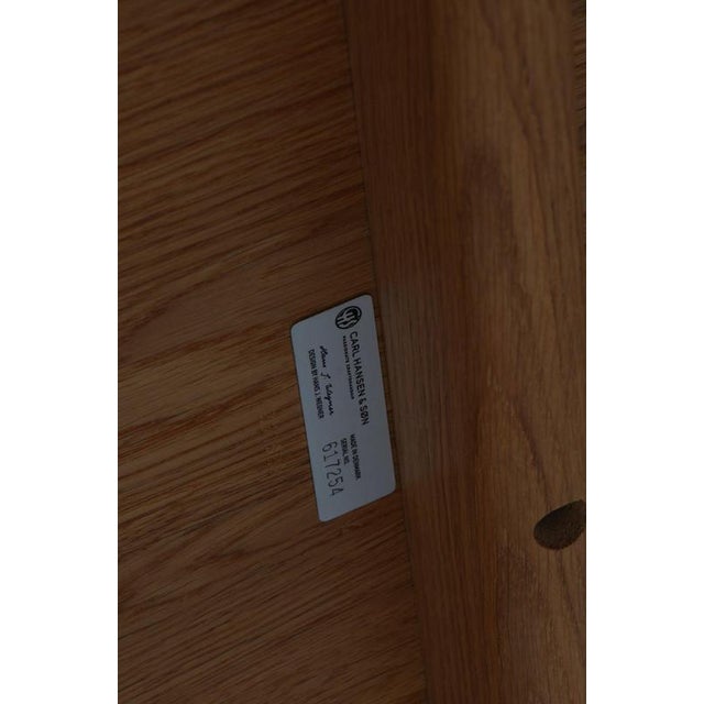 CH327 Dining Table in Oiled Oak by Hans J. Wegner for Carl Hansen & Søn For Sale - Image 6 of 9