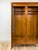Vintage Wardrobe Grange French Antique Style Locking Bronze Dowel Armoire For Sale - Image 11 of 14