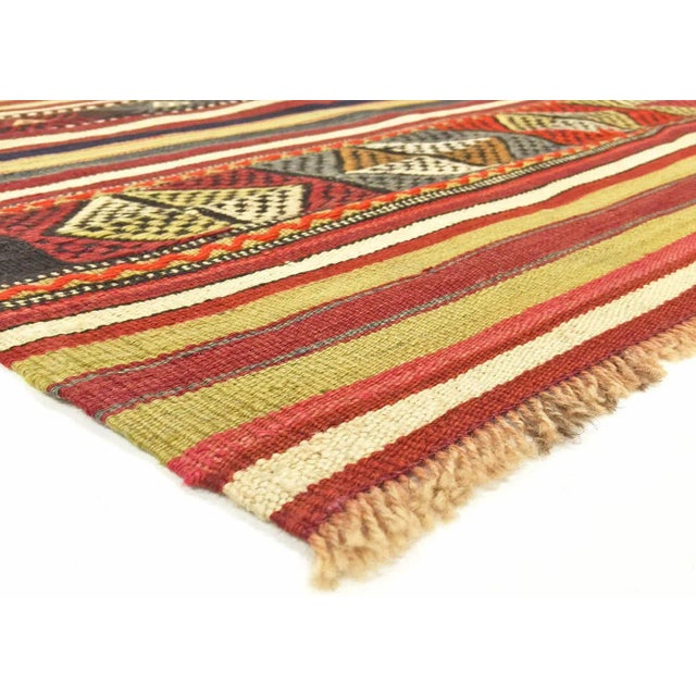 Traditional 1960s Turkish Kilim Rug For Sale - Image 3 of 4