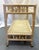 Late 20th Century Vintage Palm Beach Chic Ficks Reed Style Rattan and Glass Rolling Bar Cart For Sale - Image 5 of 14