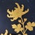 Set of Six Vintage Black Maki-E Lacquer Art Kyoto Japan Decorative Plates Hand Painted Gold Botanical Floral Patterns For Sale - Image 15 of 18