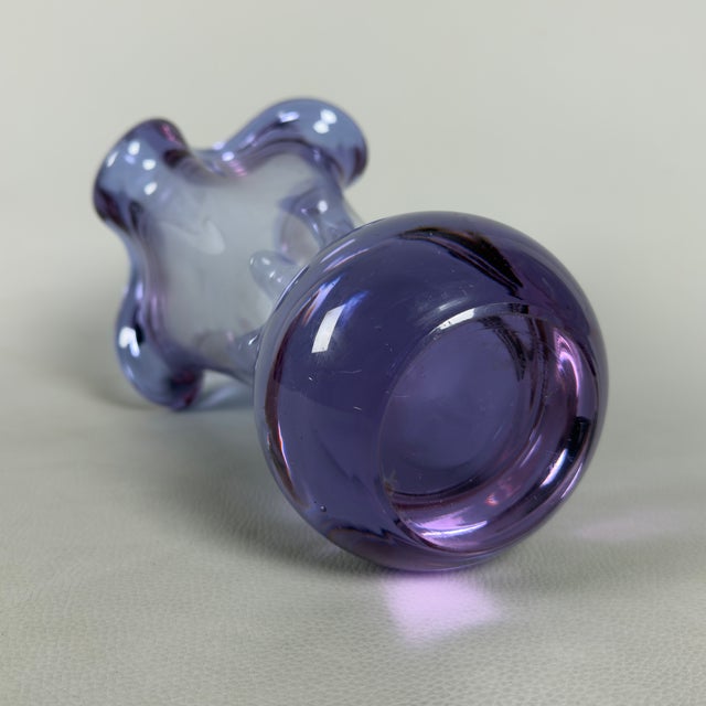 Glass Vintage Murano Glass Vase, 1970s For Sale - Image 7 of 11