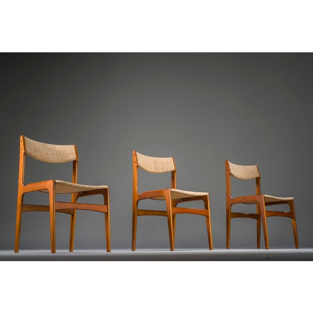 Brown Teak Dining Chairs attributed to Erik Buch for Anderstrup Stolefabrik, Denmark, 1970s, Set of 3, Set of 3 For Sale - Image 8 of 16