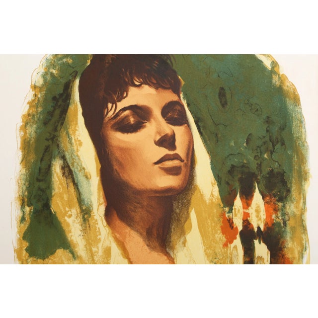 Shabbas Candles XII A Sandu Liberman Romanian/Israeli (1923–1977) Date: circa 1970 Lithograph, signed in pencil Image...