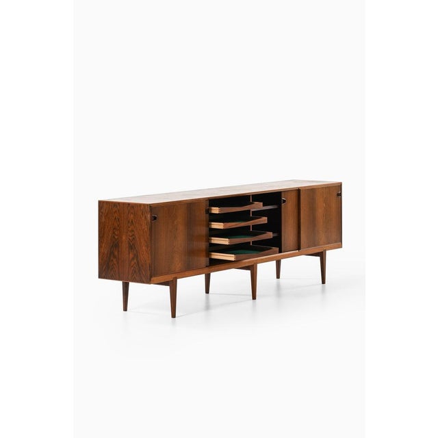 Rosewood Sideboard by Henry Rosengren Hansen, 1950s For Sale - Image 11 of 13