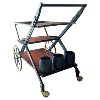 Trolley in the Style of Osvaldo Borsani for Tecno, 1960s For Sale