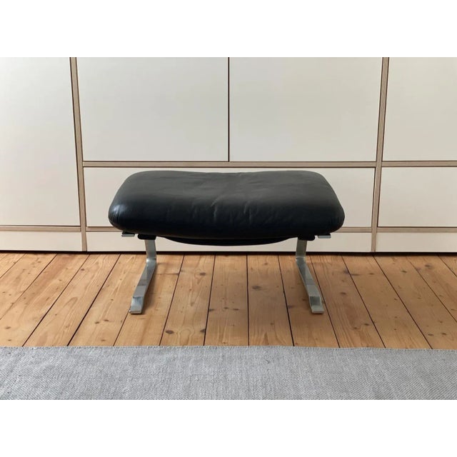 Animal Skin Vintage Danish Stool, 1960s For Sale - Image 7 of 12