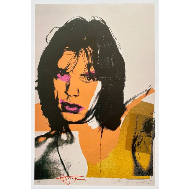 Andy Warhol Estate Vintage 1989 Pop Art Lithograph Print