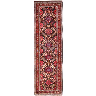 Antique Caucasian Karabagh Gallery Rug-3'10 X 12'10 For Sale