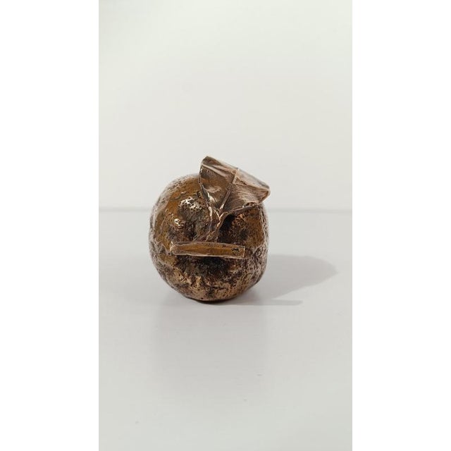 Sculptural Amalfi Coast Lemon Paperweight in Cast-Brass, 1970s For Sale - Image 9 of 18