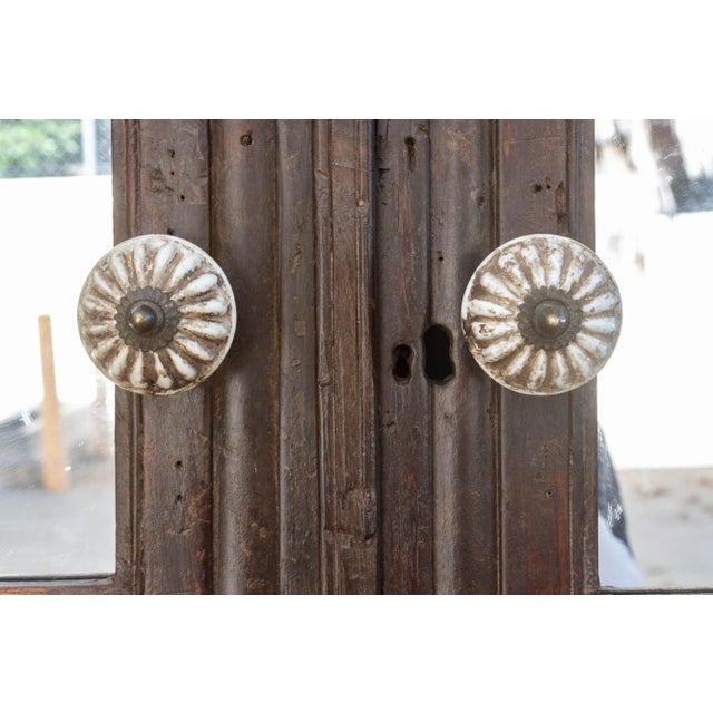 19th Century Indo-Portuguese Teak Tall Cabinet For Sale In Los Angeles - Image 6 of 12