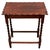 Red Antique English Oak Barley Twist Pie Crust Top Side Table For Sale - Image 8 of 12