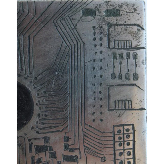 Zane Elerte, Home, 21st Century, Etched Matte Iron For Sale - Image 3 of 7