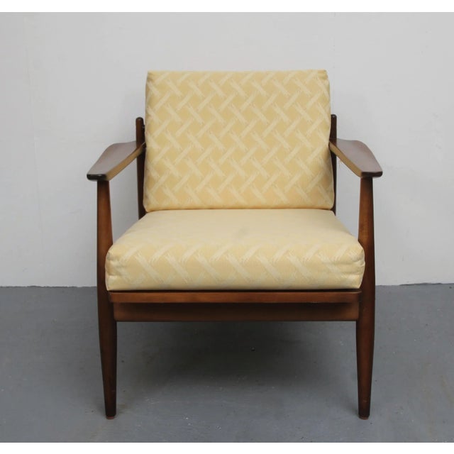 Yellow Padded Armchair, 1960s For Sale - Image 14 of 14