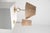 Mid-Century Modern 1950s Large Mid-Century Modern Valinte Table Lamp in Brass & Rattan For Sale - Image 3 of 6