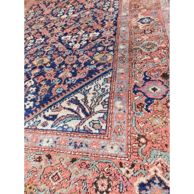 Persian Early 20th Century Antique Hand-Knotted Persian Gallery Rug - 5′3″ × 11′7″ For Sale - Image 3 of 13