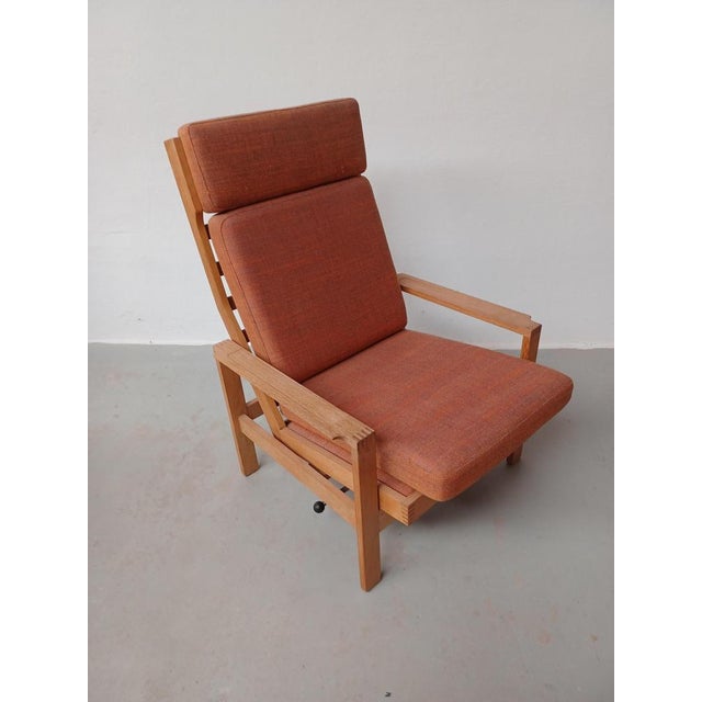 Wood Model 248 Swivel Lounge Chair in Oak from Borge Mogensen, 1960s For Sale - Image 7 of 12