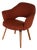 1950s Eero Saarinen for Knoll Executive Armchair With Wood Legs - All Original - Red For Sale