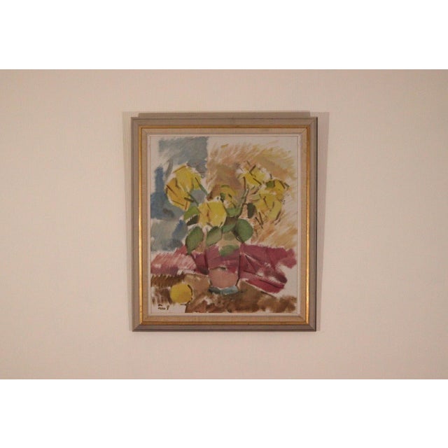 Ture Petterson, Bloom, 1960s, Oil on Canvas, Framed For Sale - Image 6 of 16