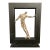 Brutalist Framed Figure Sculpture by Austin Productions For Sale