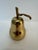 Add a touch of timeless warmth to your decor with this charming vintage brass pear bell. A perfect blend of functional...