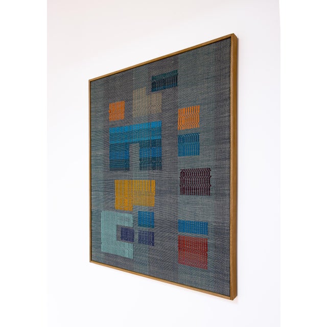 Contemporary Spigolatura 94 Handwoven Wall Art by Susanna Costantini For Sale - Image 3 of 8