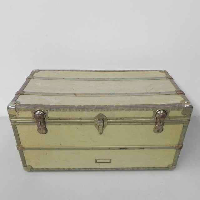 1950s Vintage Aluminum Clad Chest, 1950s For Sale - Image 5 of 18