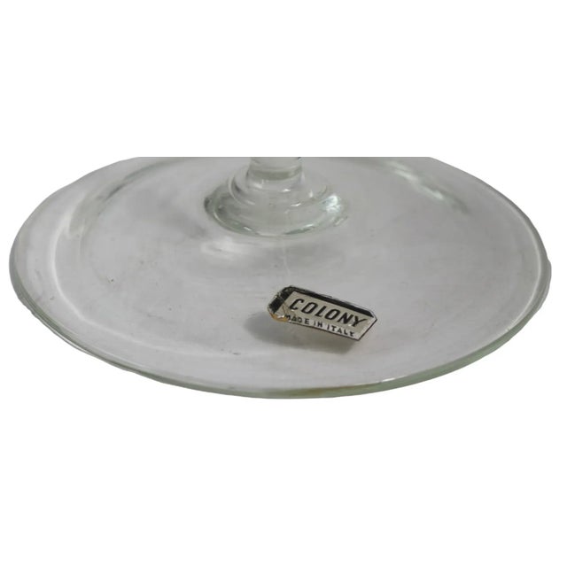 Wine Over Scale Wine Goblet Vase Made in Italy by Colony Glass For Sale - Image 8 of 10