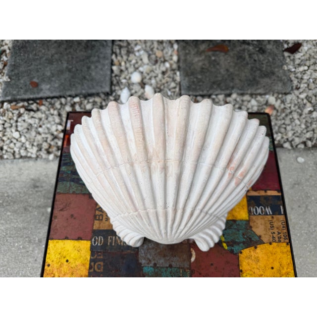 Vintage Howard J. Calderone Studio 45 Shell Wall Planter For Sale - Image 4 of 10