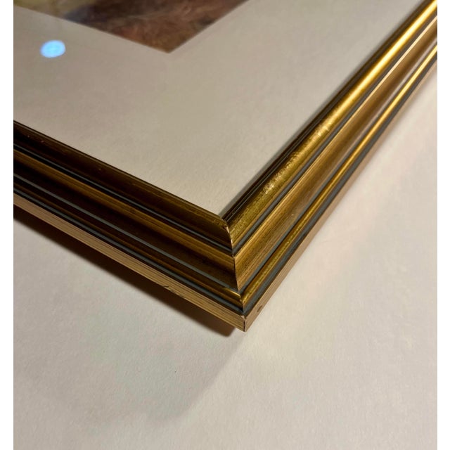 Impressionist Vintage "Soft Landing" Original Pastel Wildlife Painting by Emma Angeli Amodio For Sale - Image 3 of 8