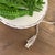 Vintage Wicker Rattan Frog White and Green Table Lamp For Sale - Image 9 of 10