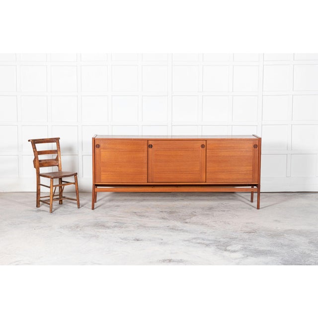 1960s Mid-Century Danish Teak Sideboard For Sale - Image 5 of 18