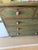 Dark Green 19th Century English Pine Panted Chest of Drawers For Sale - Image 8 of 9