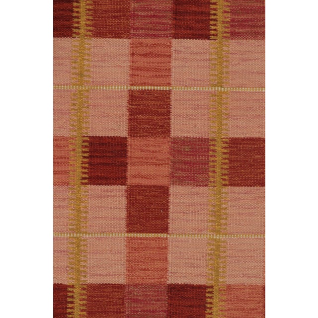 Contemporary Scandinavian Style Wool Flatweave Rug, by Rug & Kilim, India For Sale In New York - Image 6 of 10